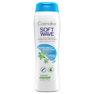 Cosmaline Soft Wave Refreshingly Flake Free 2 in 1 Shampoo & Conditioner