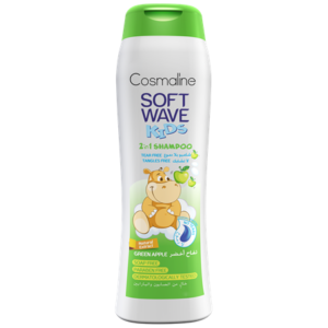 Cosmaline Soft Wave Kids Green Apple 2in1 Shampoo