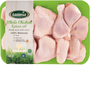 Tanmia Whole Chicken 9 Pieces Cut