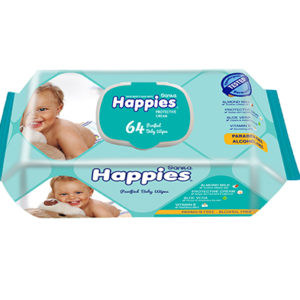 Sanita Happies Protective Cream Wet Wipes