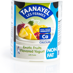 Taanayel Exotic Fruits Non Fat Yoghurt
