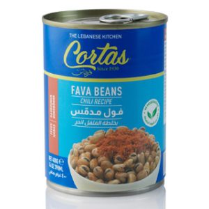 Cortas Fava Beans With Chili