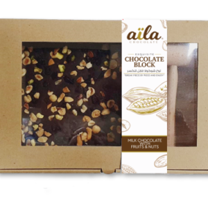 Aila Milk Chocolate Block with Nuts