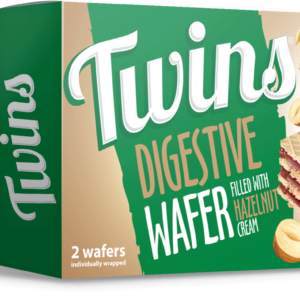 Twins Digestive Wafer filled with Hazelnut cream