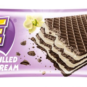 Joe Dark Wafer filled with Vanilla Cream