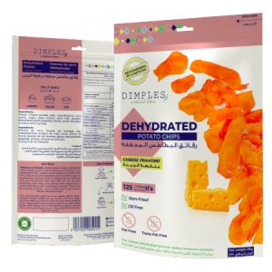 Dimples Dehydrated Potato Chips with Cheese Flavor
